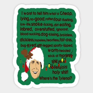 Clark Griswold Rant Sticker